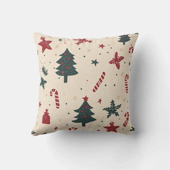 Travesseiro de almofada de Natal (Verso)