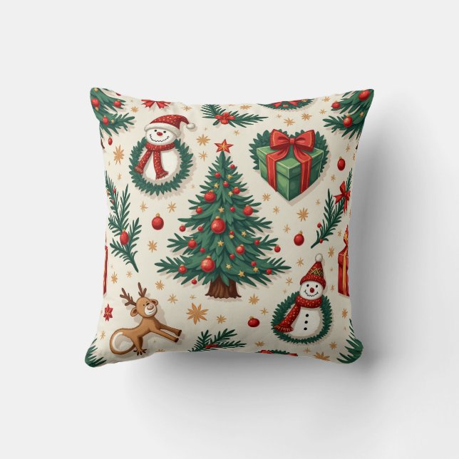 Travesseiro de almofada de Natal (Verso)