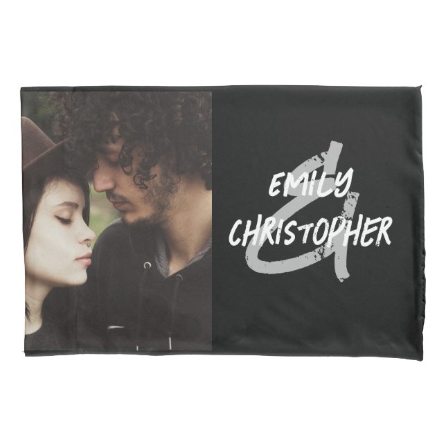Travesseiro de Fotografias Personalizado com Nomes (Frente)