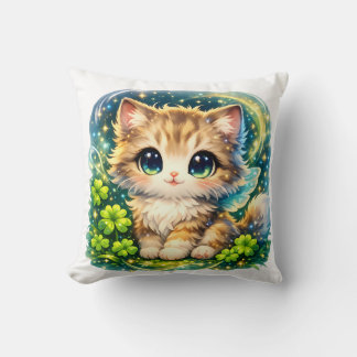 Travesseiro de Gatinho Mágico Fofo | Almofada de G