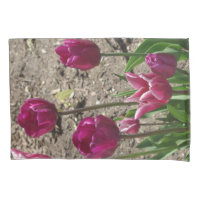 Travesseiro de Tulipas Roxas
