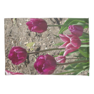 Travesseiro de Tulipas Roxas