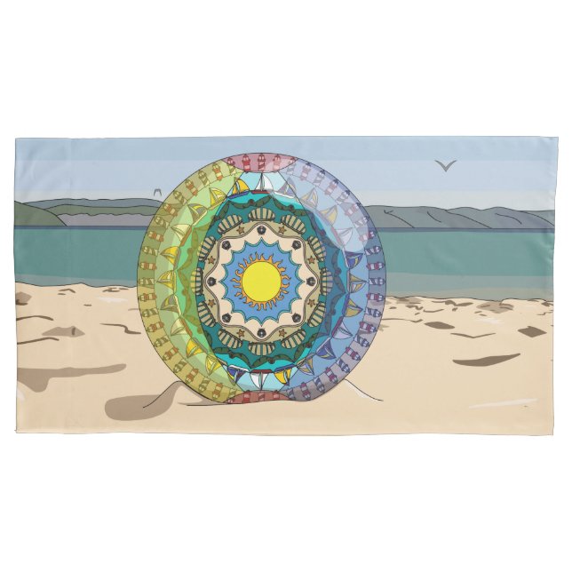 Travesseiro de Verão Ensolarado (Frente)