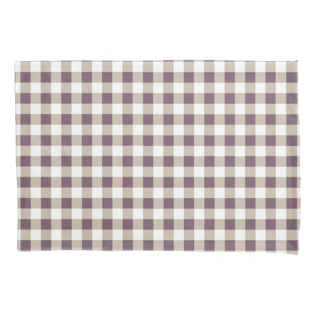 Travesseiro de Xadrez de Plum Buffalo para Decor d (Frente)