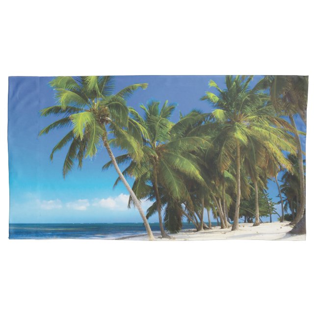 Travesseiro decorativo de praia exótico (Frente-Esquerda)