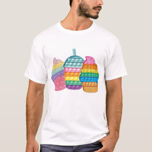 Travesseiro decorativo pop Tampão Fidget T-Shirt