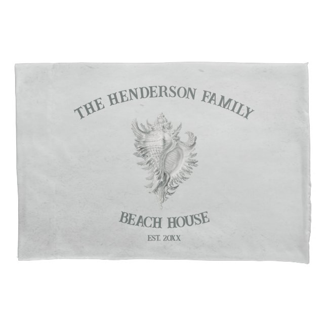 Travesseiro do Shell da cinza (Frente)