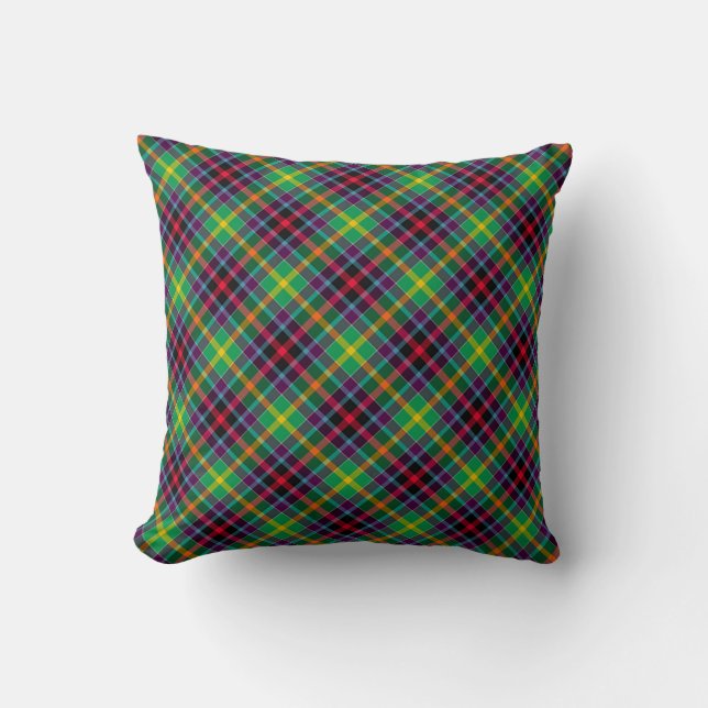 Travesseiro Plaid Clephan Tartan Almofada (Frente)