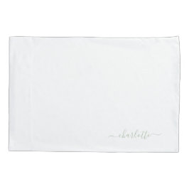 Travesseiro verde da base personalizada