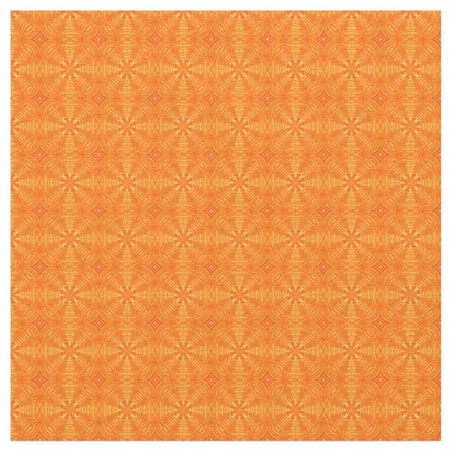 Travesseiros Puffed-Orange-Zazzle Tecido (Detalhe)
