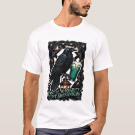 Travessuras do Corvo Camiseta Esmeralda Pint