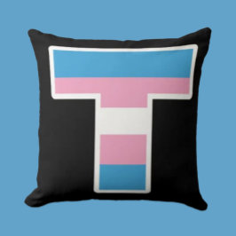 Travesti Capital T Almofada de Arremesso