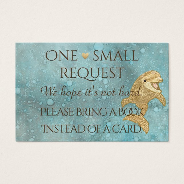 TrazerABook - Inserir placa/personalizar "golfinho (Frente)