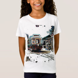 TRC Neon Streetcar em stn Kids Fine Jersey T-Shirt