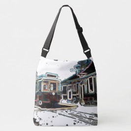 TRC Neon Streetcar em stn Large Cross-Body Bolsa
