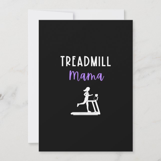 Treadmill Mama Runner Mamãe Executando Workout Hom (Frente)
