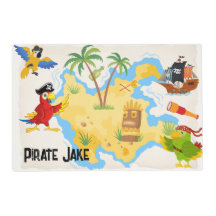 Treasure Island com nome Pirates e papagaios