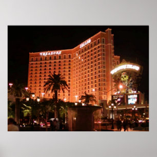 Treasure Island Las Vegas Vetor Poster