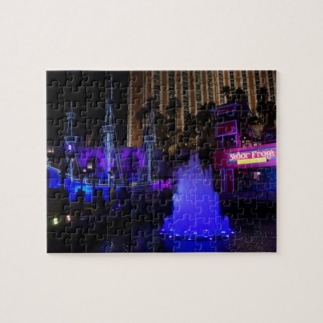 Treasure Island Pirate Navio Jigsera Quebra-cabeça (Horizontal)