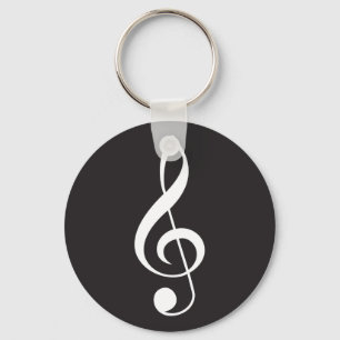 Treble Clef Music Chaveiro Gift