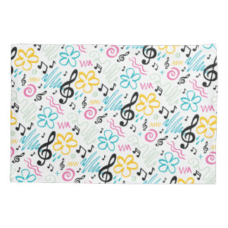 Treble Clef Music Notes Estilo da Orquestra Banda 