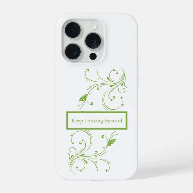 Trecho de Videiras Florais Verdes Olhando para Fre (Verso)