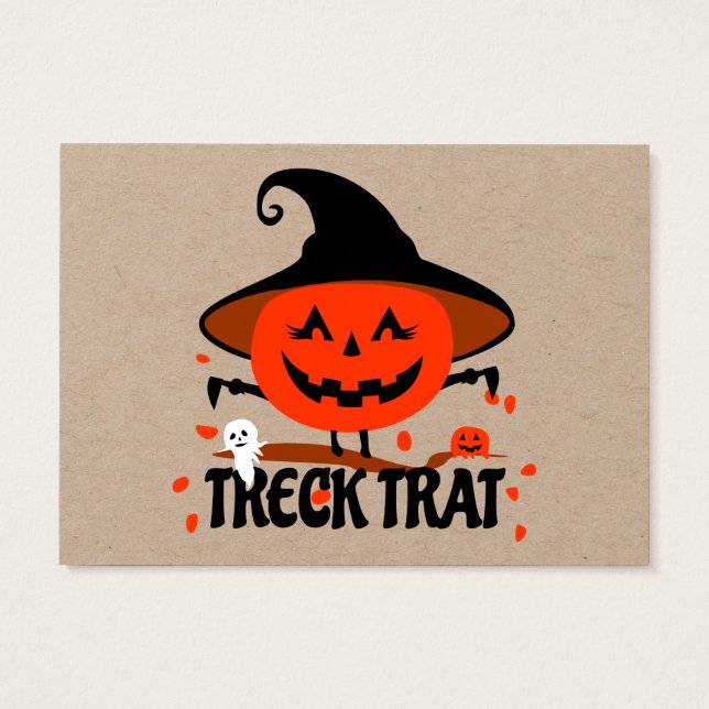 Treck Trat Pumpkin sorrindo (Verso)