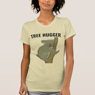 TREE HUGGER KOALA BEAR T-SHIRTS