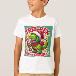 Tree Rex - Engraçado T-Rex T-Shirt Natal