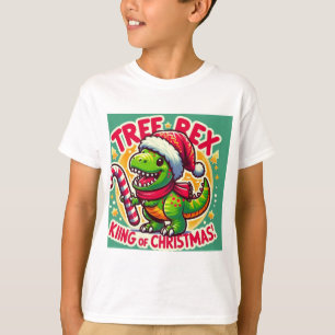 Tree Rex - Engraçado T-Rex T-Shirt Natal