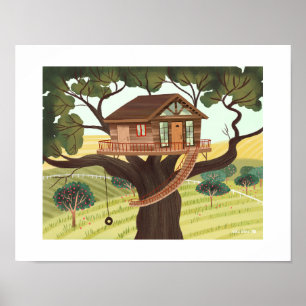 Treehouse Art Impressão