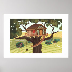 Treehouse Large Impressão