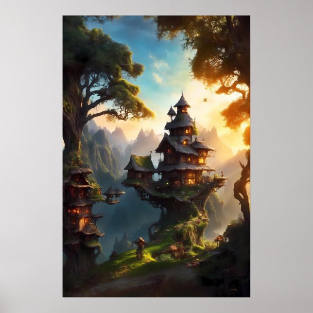 Treehouses Poster (Frente)