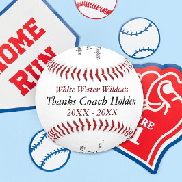 Treinador Personalizado De Baseball Obrigado Ofert