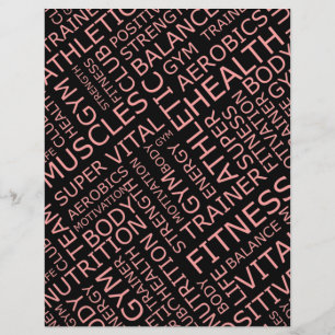 Treinador pessoal / Folheto de Malhações