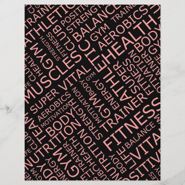 Treinador pessoal / Folheto de Malhações (Frente)