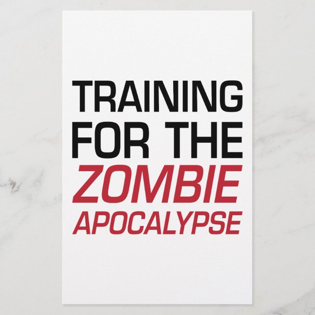 Treinamento para o Apocalipse Zombie (Frente)