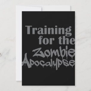 Treinamento Para O Zombie Apocalypse Engraçado