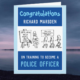 Treinamento para tornar-se um Cartão Policial