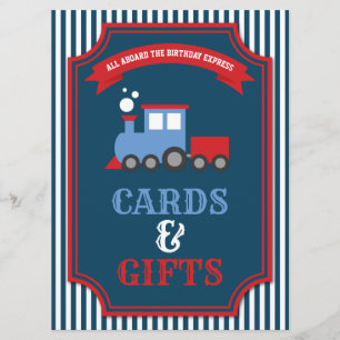 Treine cartões de aniversário temáticos do part