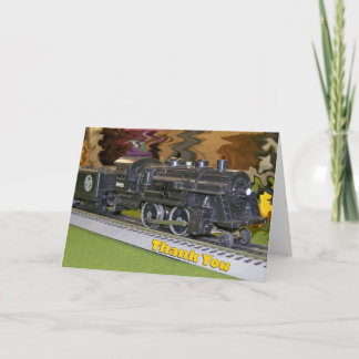 Trem do modelo escala de O - obrigado