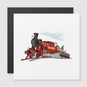 Trem Expresso do Papai Noel de Desenho Animado