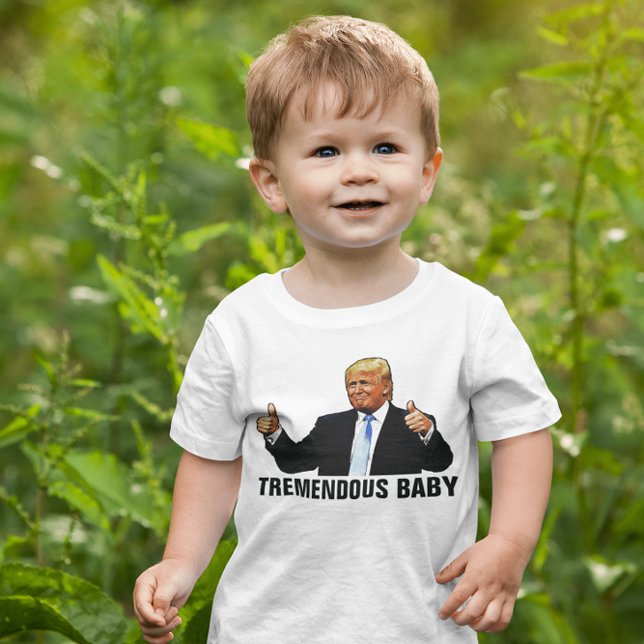 TREMENDO BEBÊ TRUMP T-SHIRTS JERSEY (Criador carregado)