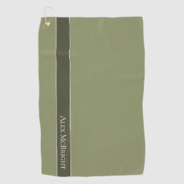 Trend Color Reed Green Nome Moderno Golf Towl
