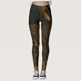 Trending Black Dourado Leggings
