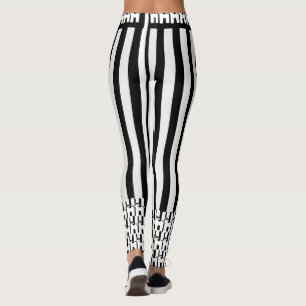 Trending Zebra Chic Monocrome Leggings