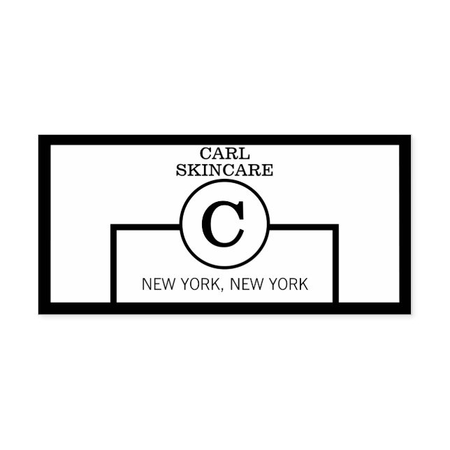 Trendty Beauty Salon Mono - Carimbo de Borracha Au (Design)