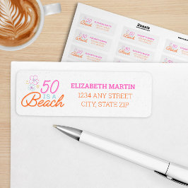 Trendy 50 É Uma Etiqueta De Endereço De Devolução