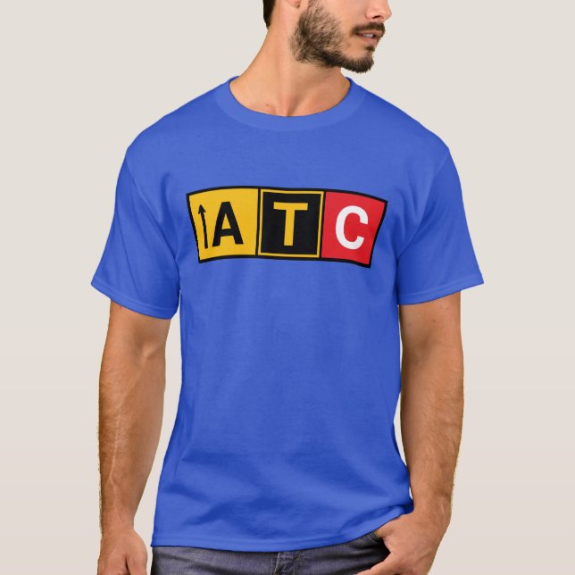 Trendy Air Traffic Control T-Shirt from the Runway (Frente)