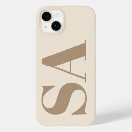 trendy Antique White with Monogram Case-Mate